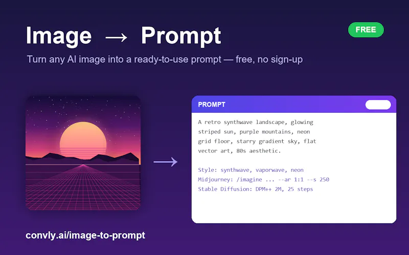 Convly Image-to-Prompt screenshot 2