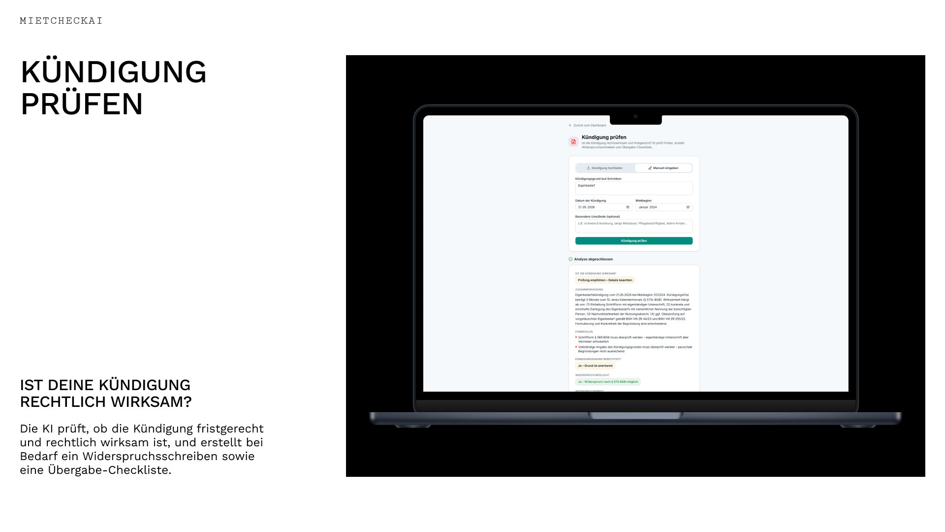 MietcheckAI gallery image