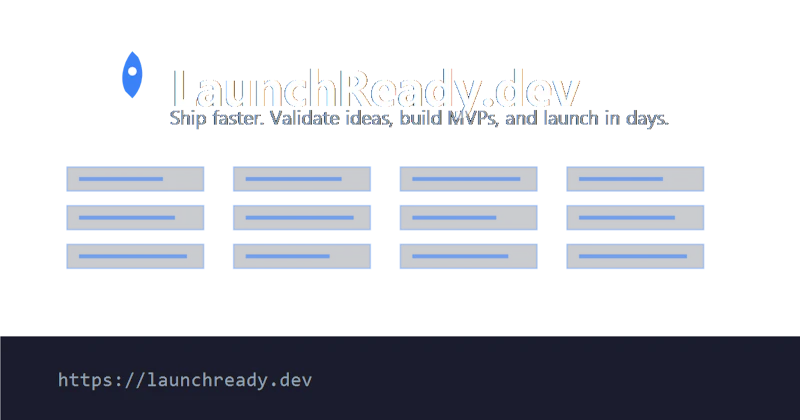 LaunchReady.dev screenshot 1