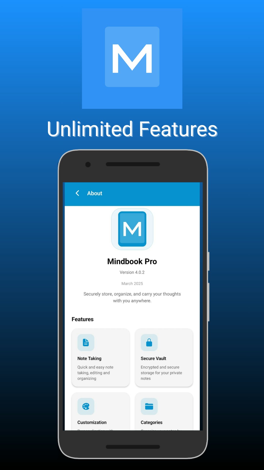 Mindbook Pro - Mindbook Pro：安全筆記，簡單的組織。 media 4