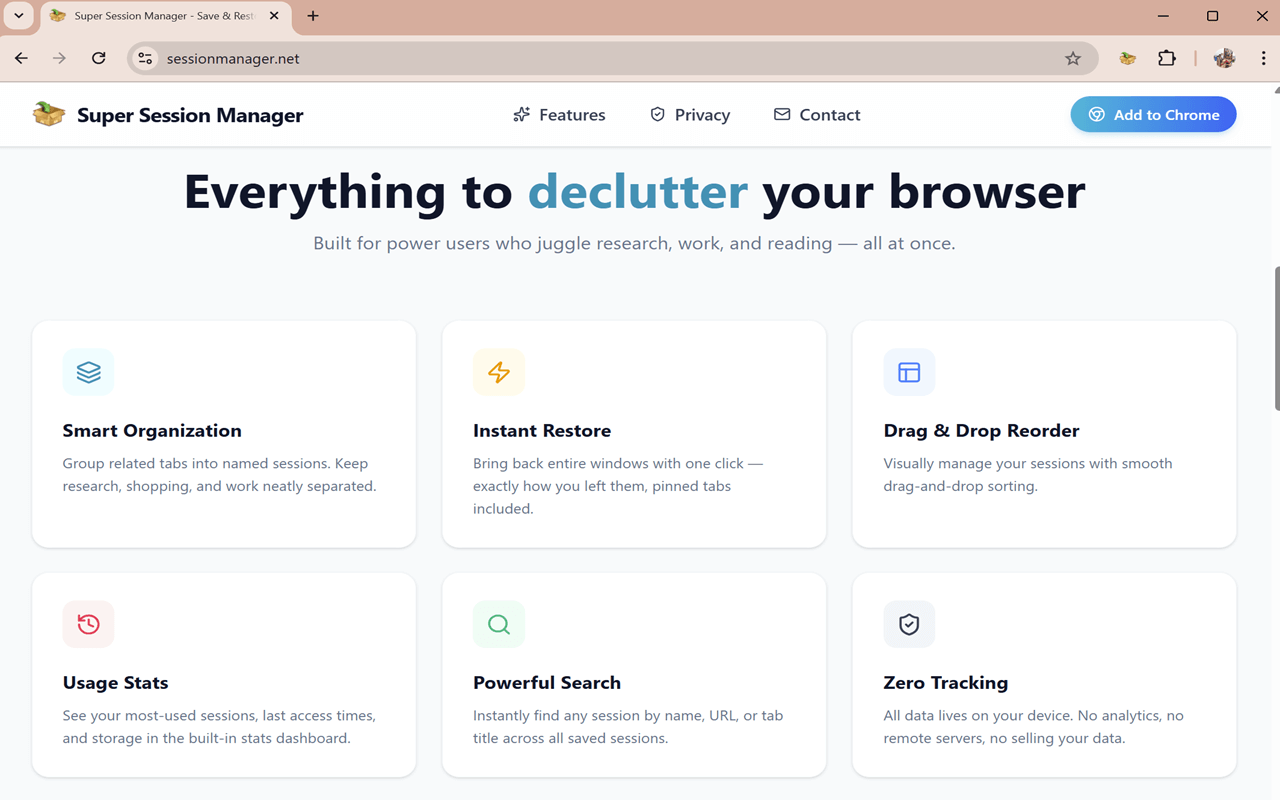 Super Session Manager v3 gallery image