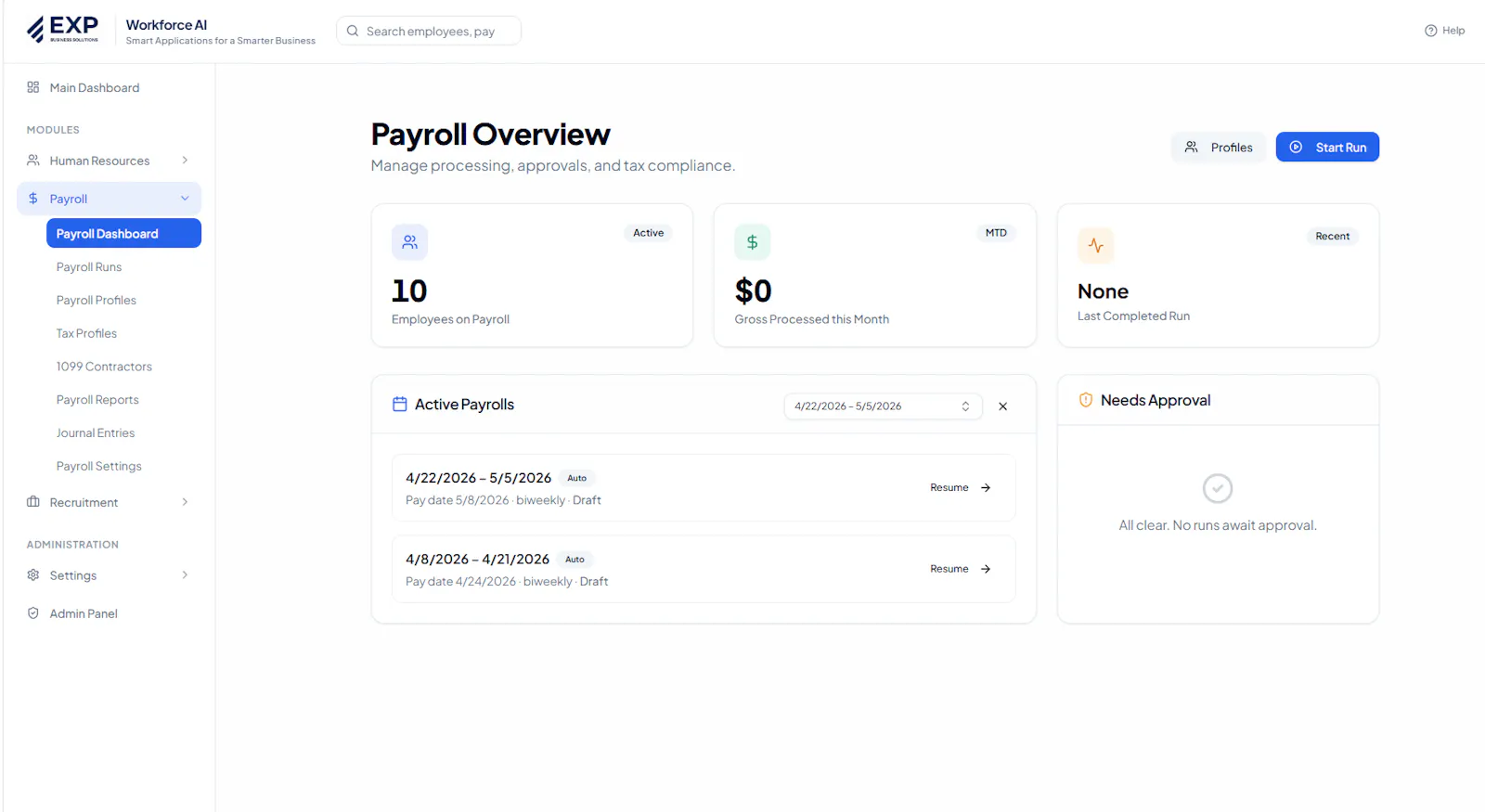 EXP Business Solutions Workforce AI screenshot 3