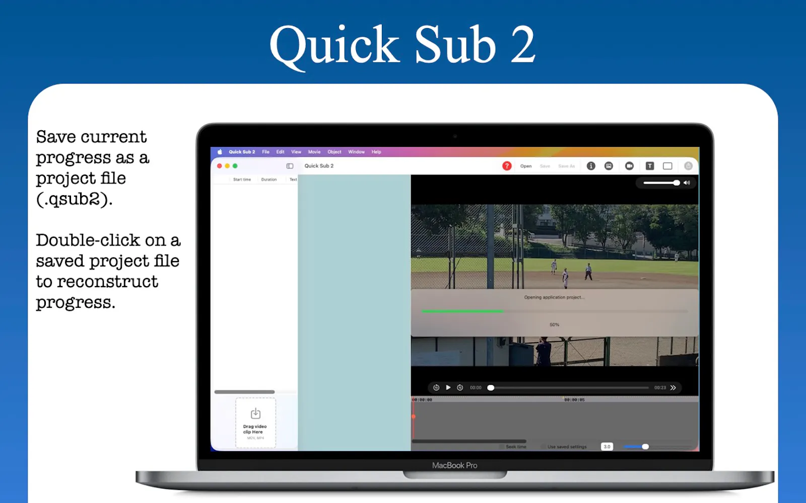 Quick Sub 2: Video Subtitling screenshot 3