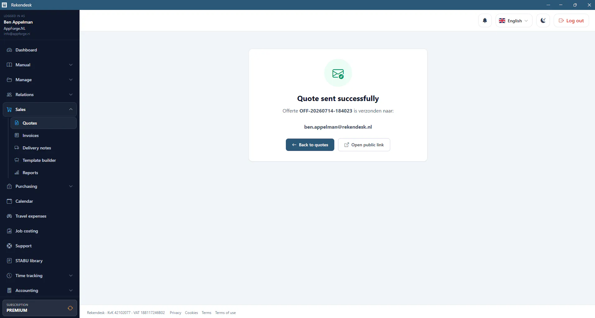 Rekendesk gallery image