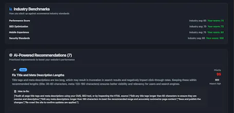 WebFixr AI – Free AI Website Audit gallery image
