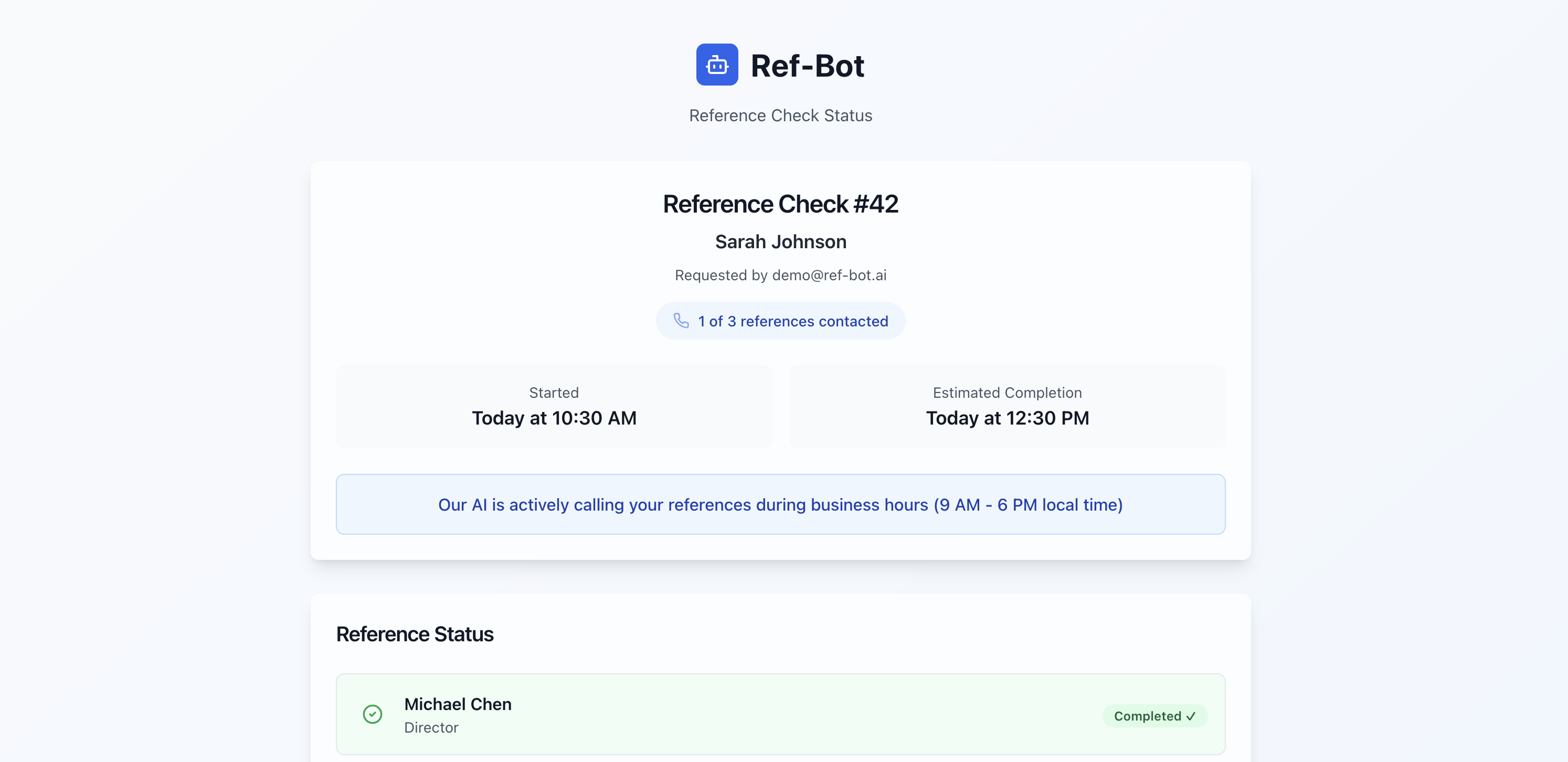 ref-bot - 实际调用您的参考的人工智能 -  2小时内报告媒体4