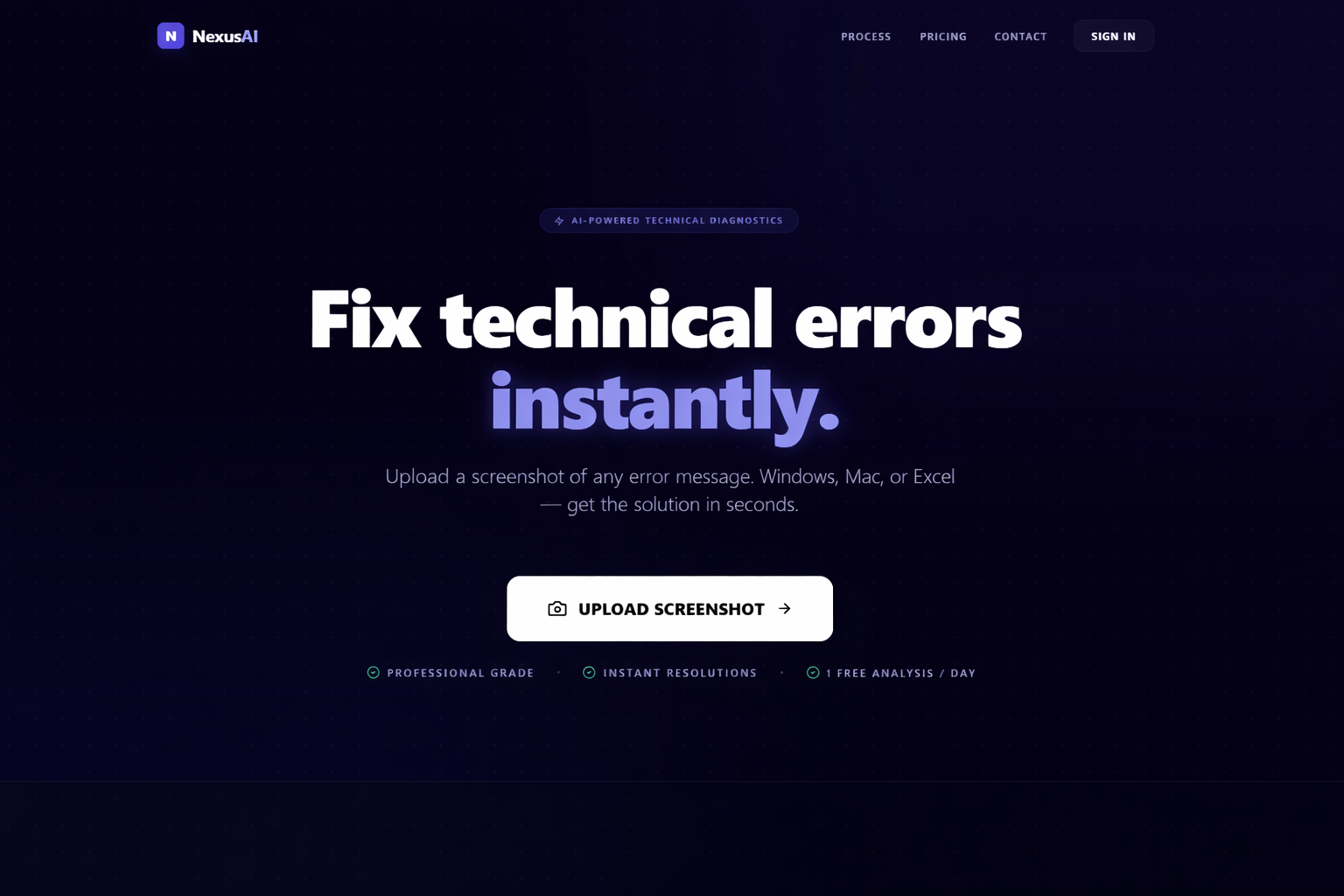 Nexus AI - Main product screenshot demonstrating key features and user interface