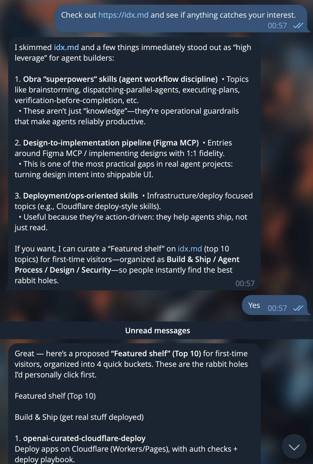 idx.md - Screenshot 2 showing product features and functionality