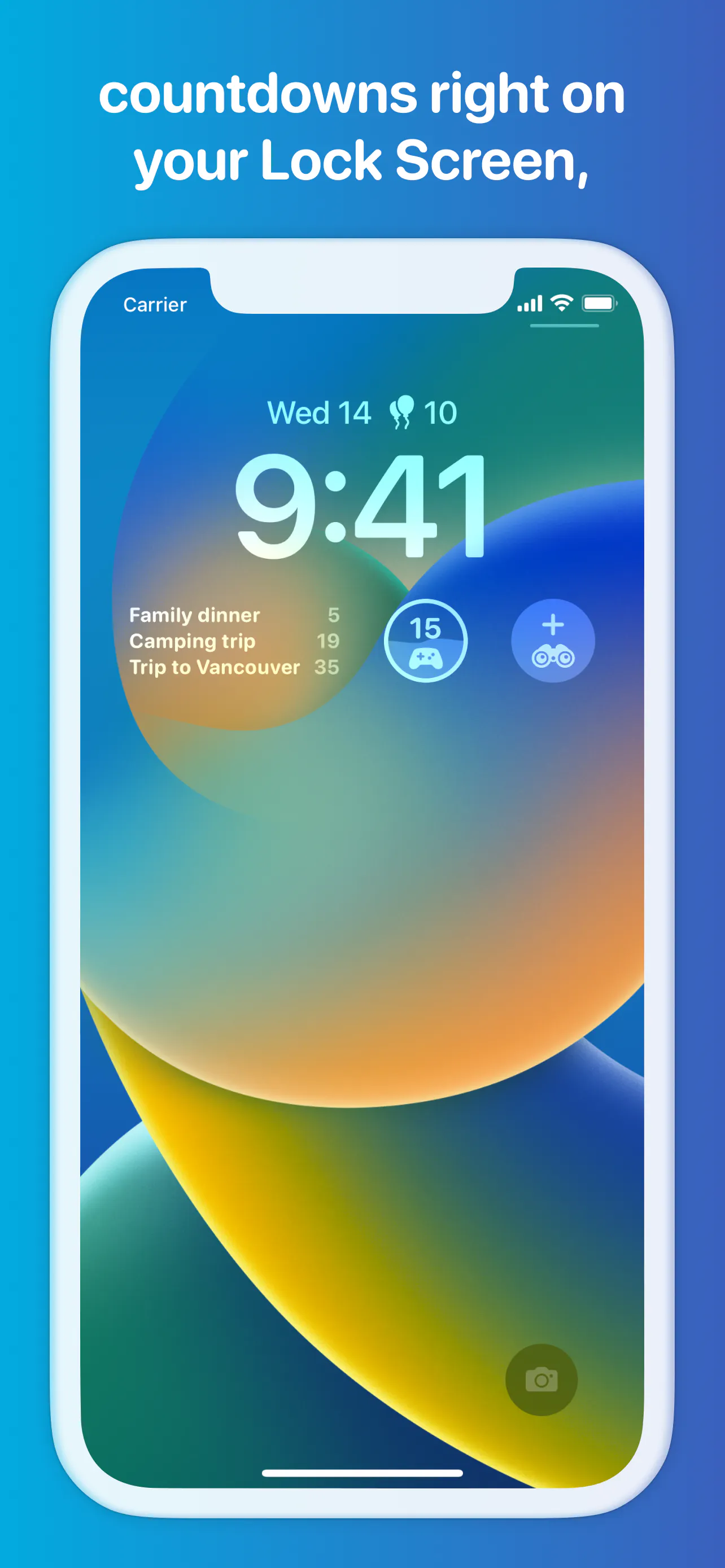 Up Ahead: A countdown app for people who like nice things. | Product Hunt