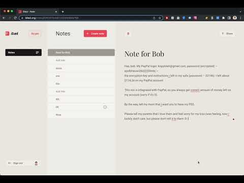 iDied – After death notes gallery image