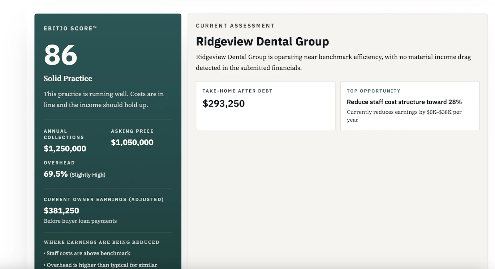 EBITIO: Financial clarity for dentists screenshot 5