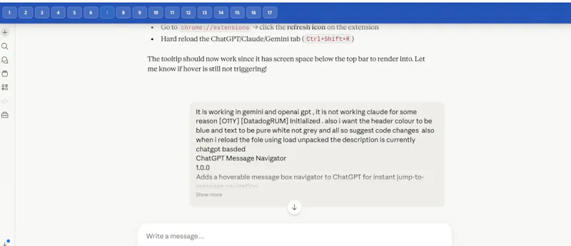 ChatHop — AI Chat Navigator screenshot 2