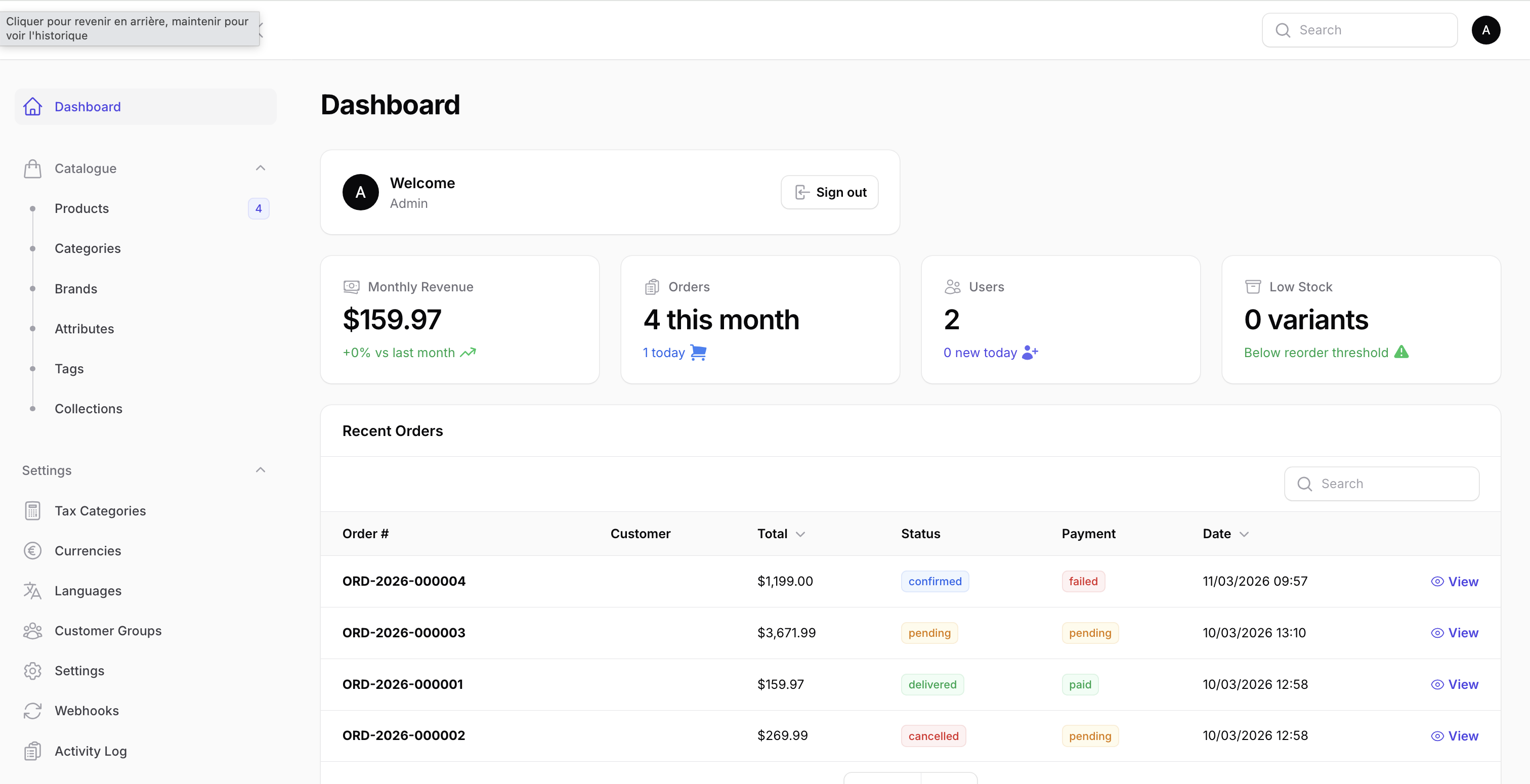 LaraCommerce API media 5