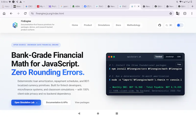 FinEngine screenshot 3