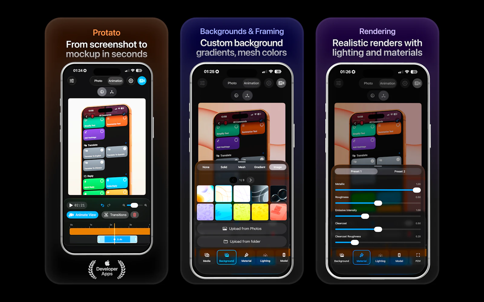 Protato 3D Mockup Generator screenshot 3