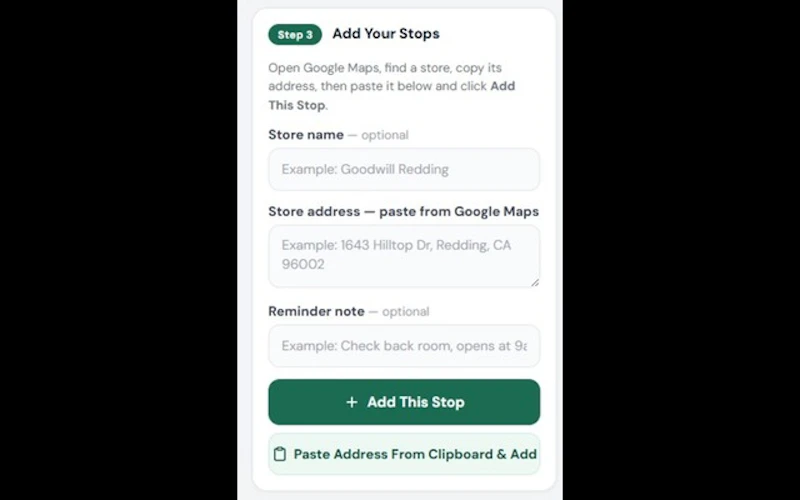 Reseller Route Builder screenshot 4