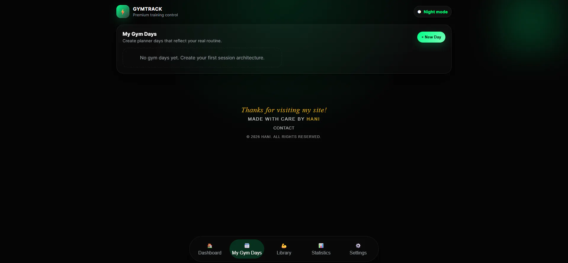 GymTrack — Premium Fitness Planner gallery image