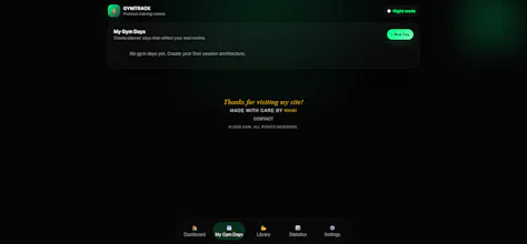 GymTrack — Premium Fitness Planner gallery image