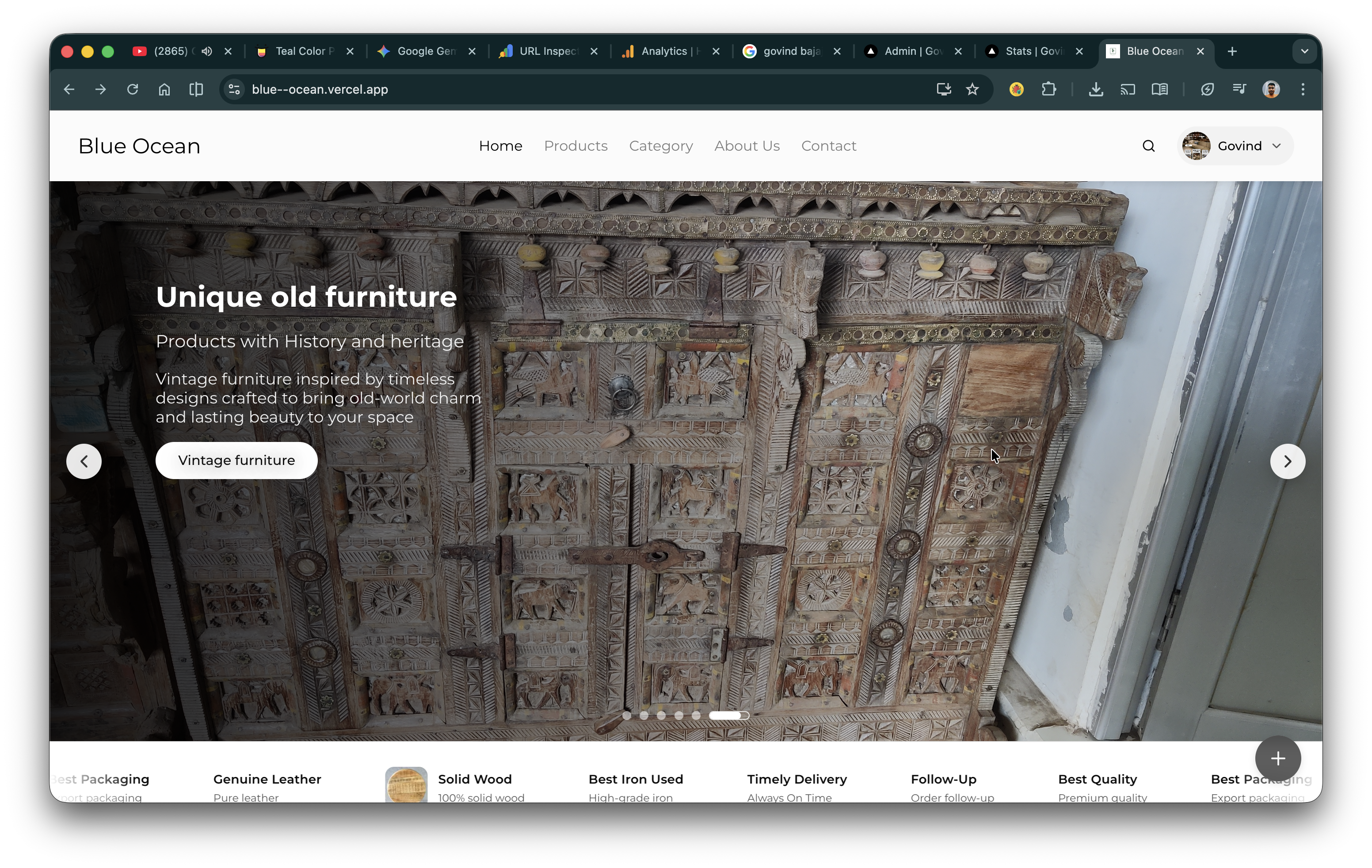 Blue Ocean - Main product screenshot demonstrating key features and user interface