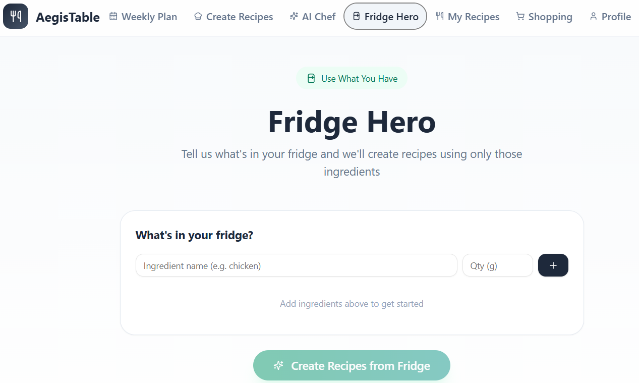 AegisTable gallery image