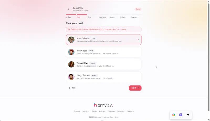Homview screenshot 2