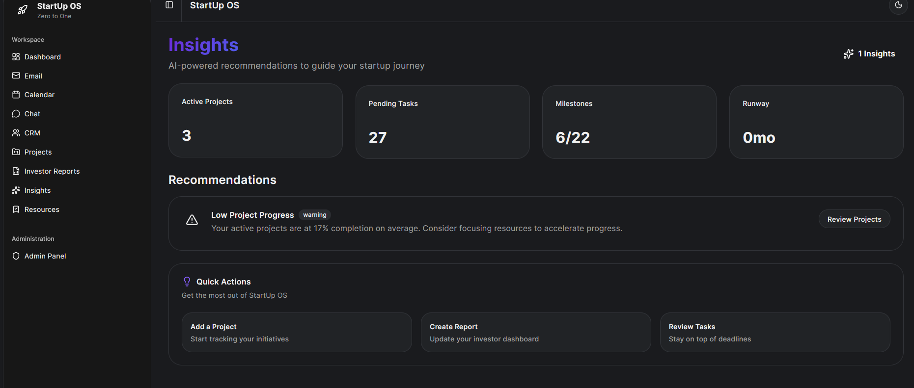 StartUP OS gallery image