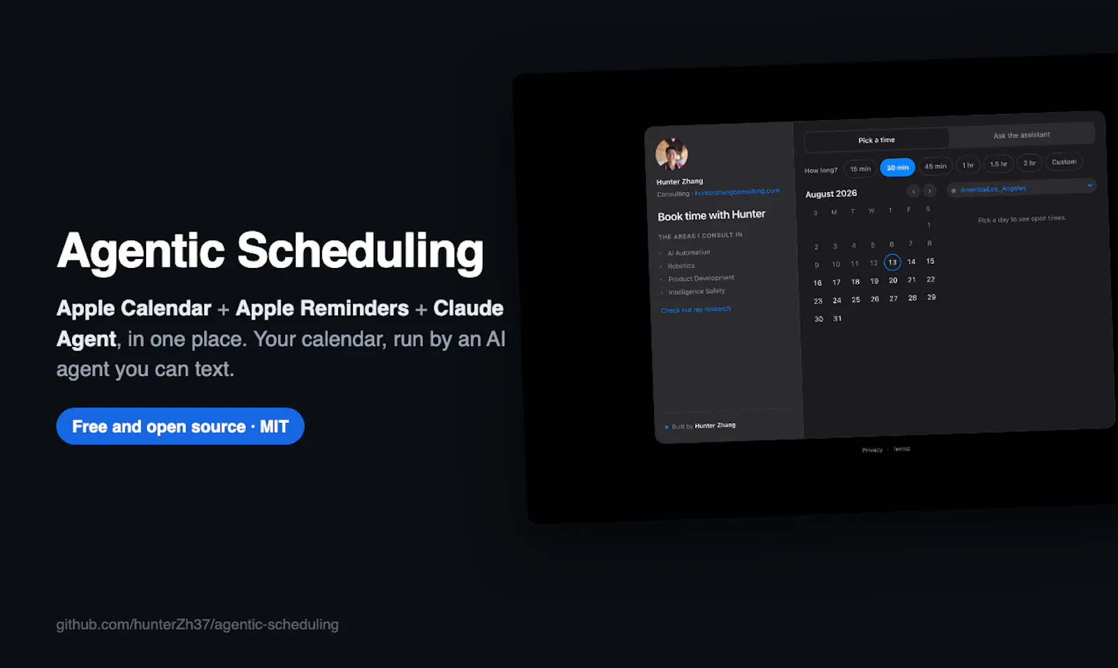 Agentic Scheduling screenshot 2