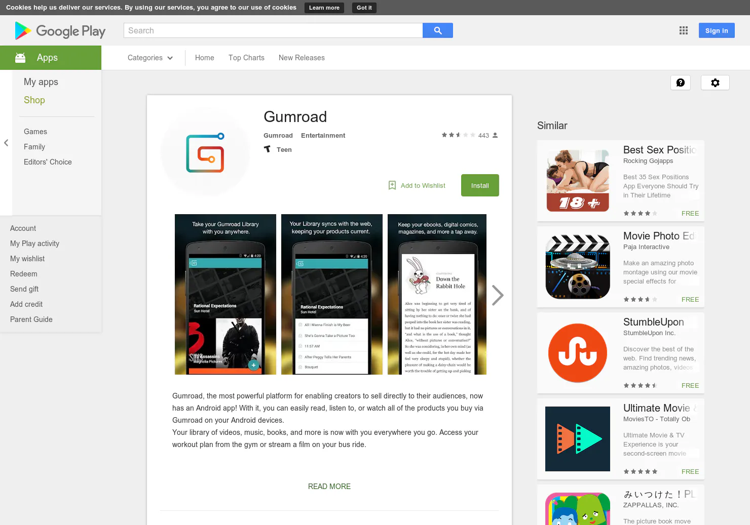 Gumroad Android App