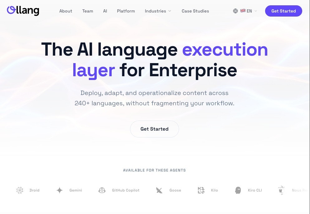 Ollang DX: The AI Language Execution Layer for Enterprise | Product Hunt