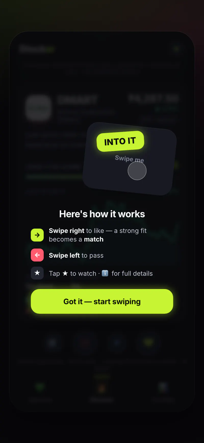 Stocker — Dating, but for stocks screenshot 2