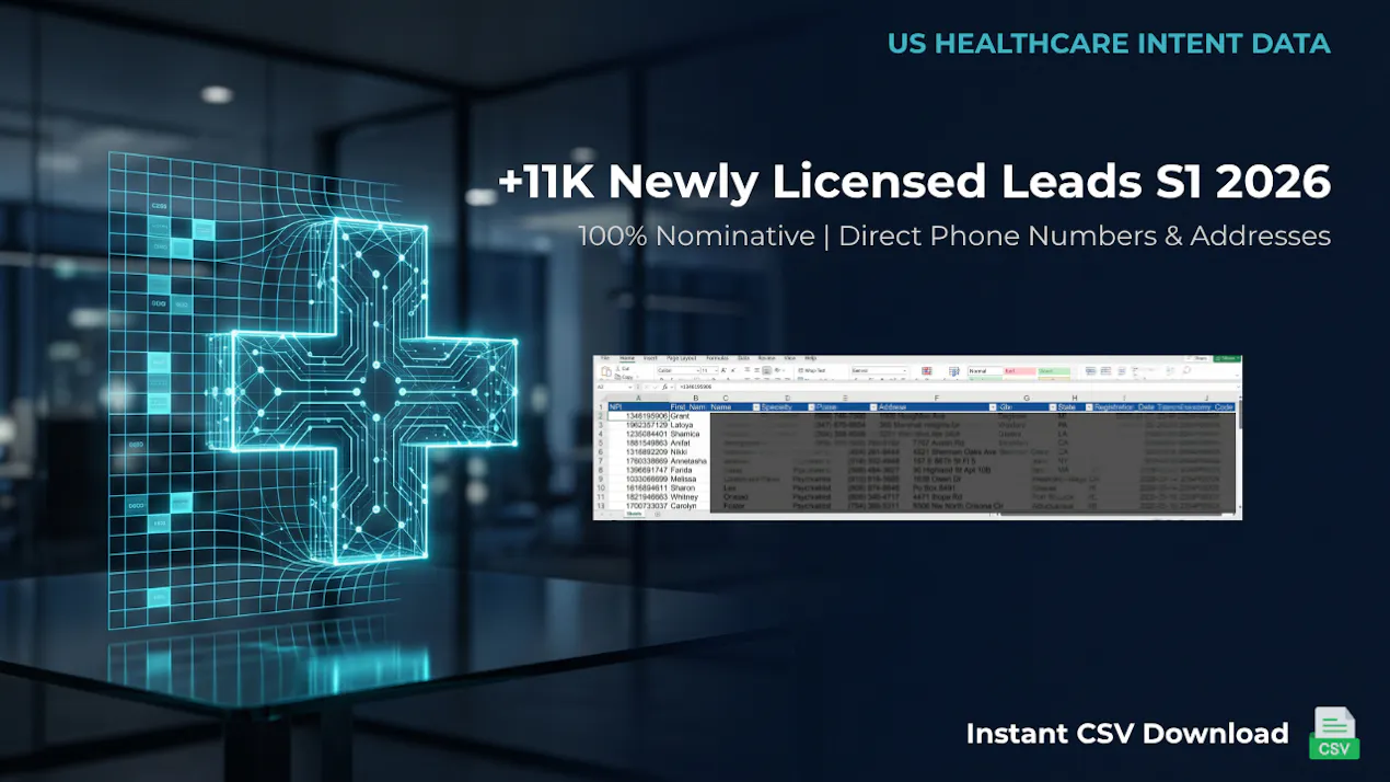 11K+ US Medical Leads (S1 2026) product