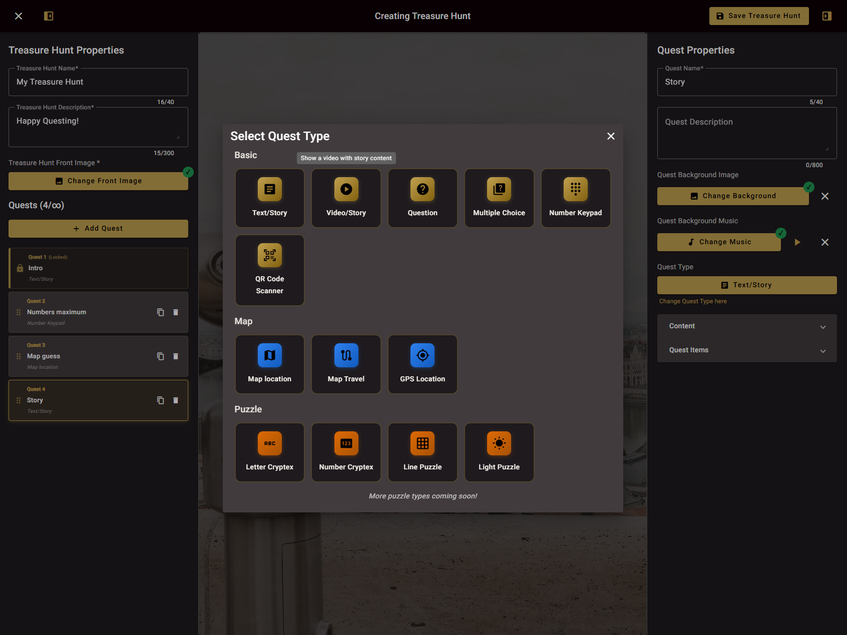 TreasureQuesting - Screenshot 4 showing product features and functionality