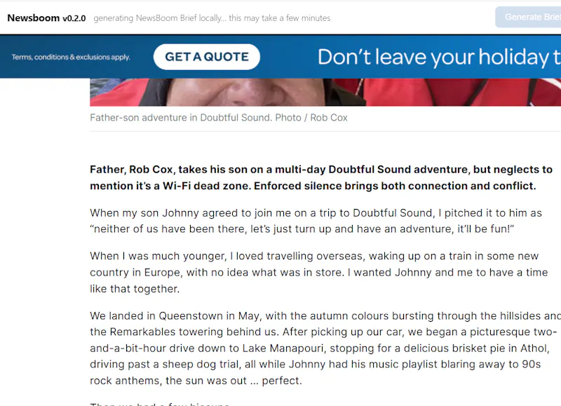 Newsboom screenshot 3