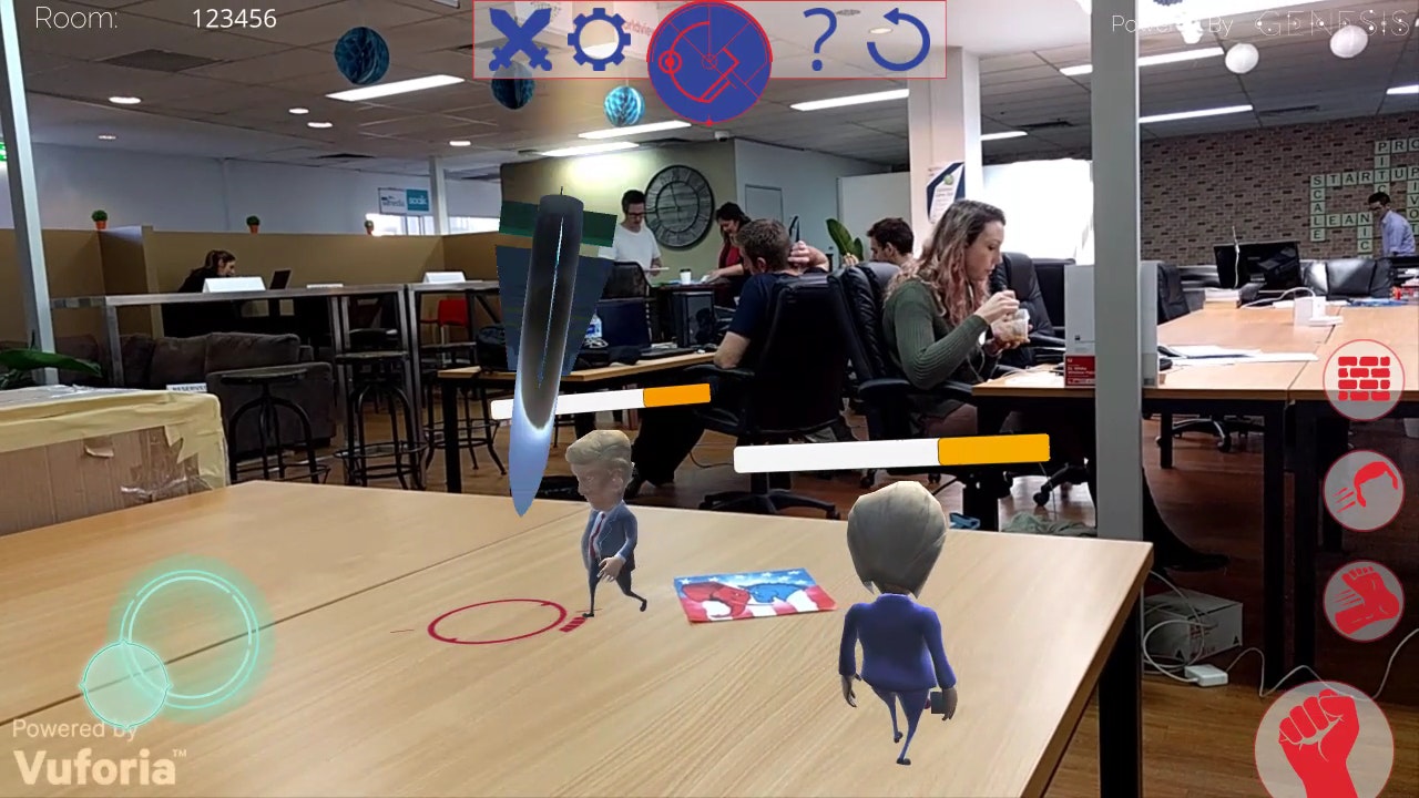 Trump VS Clinton Augmented Reality  gallery image