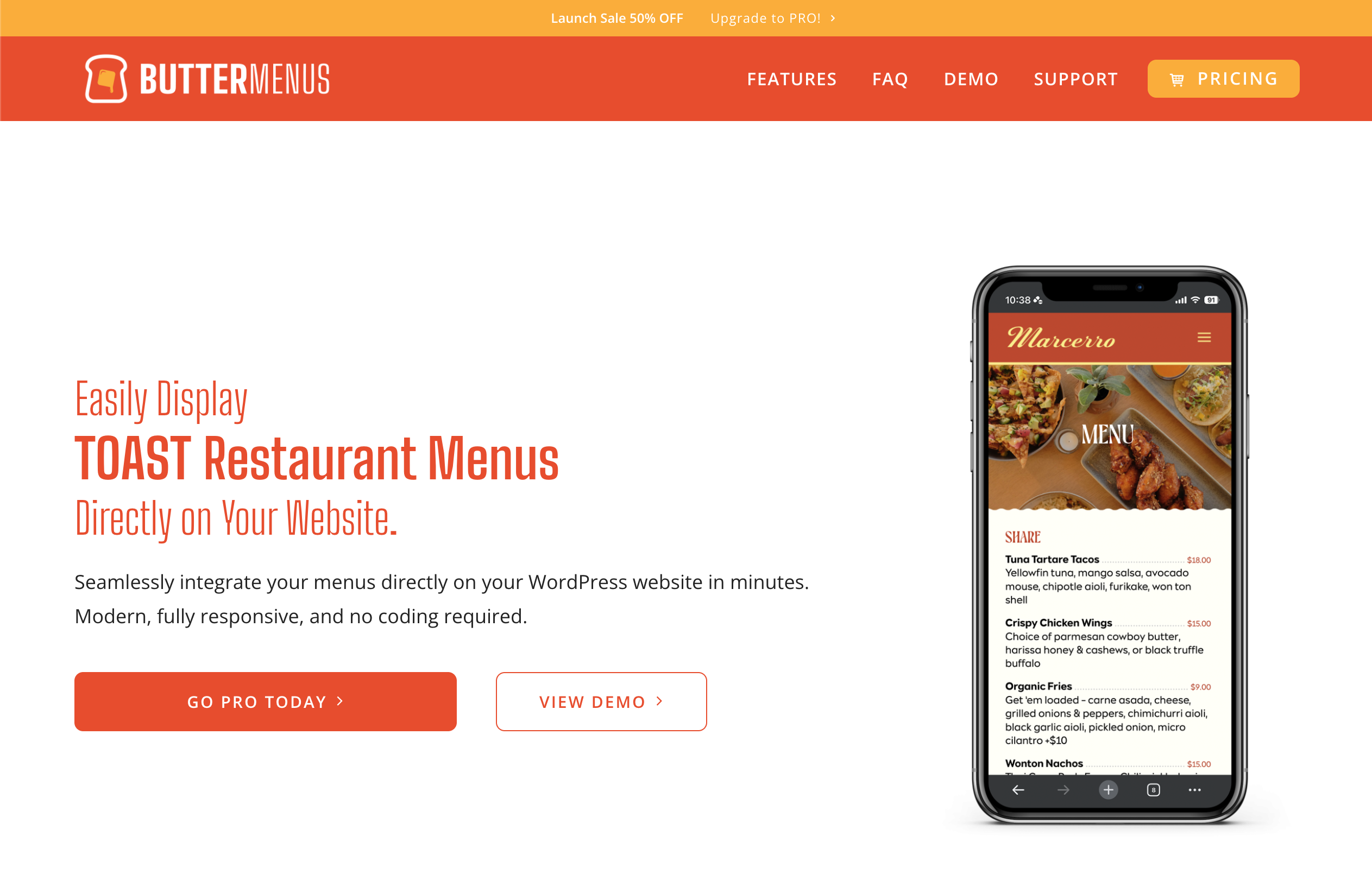 ButterMenus gallery image