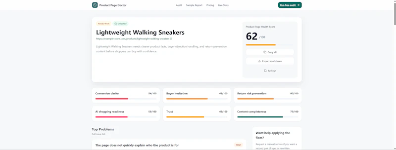 Product Page Doctor screenshot 2