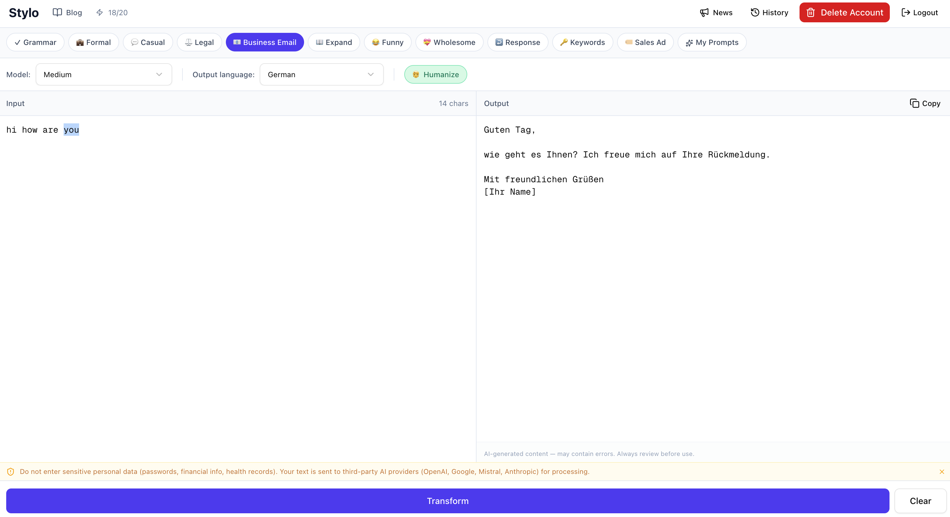 goStylo - Screenshot 3 showing product features and functionality