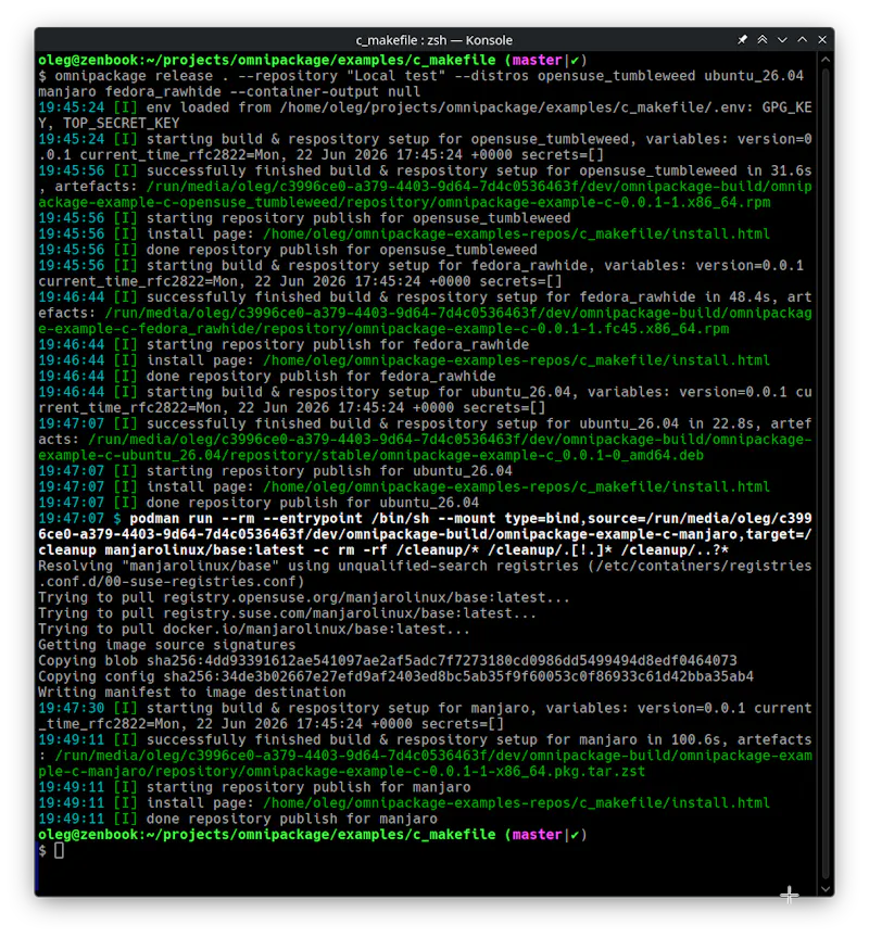 OmniPackage screenshot 1