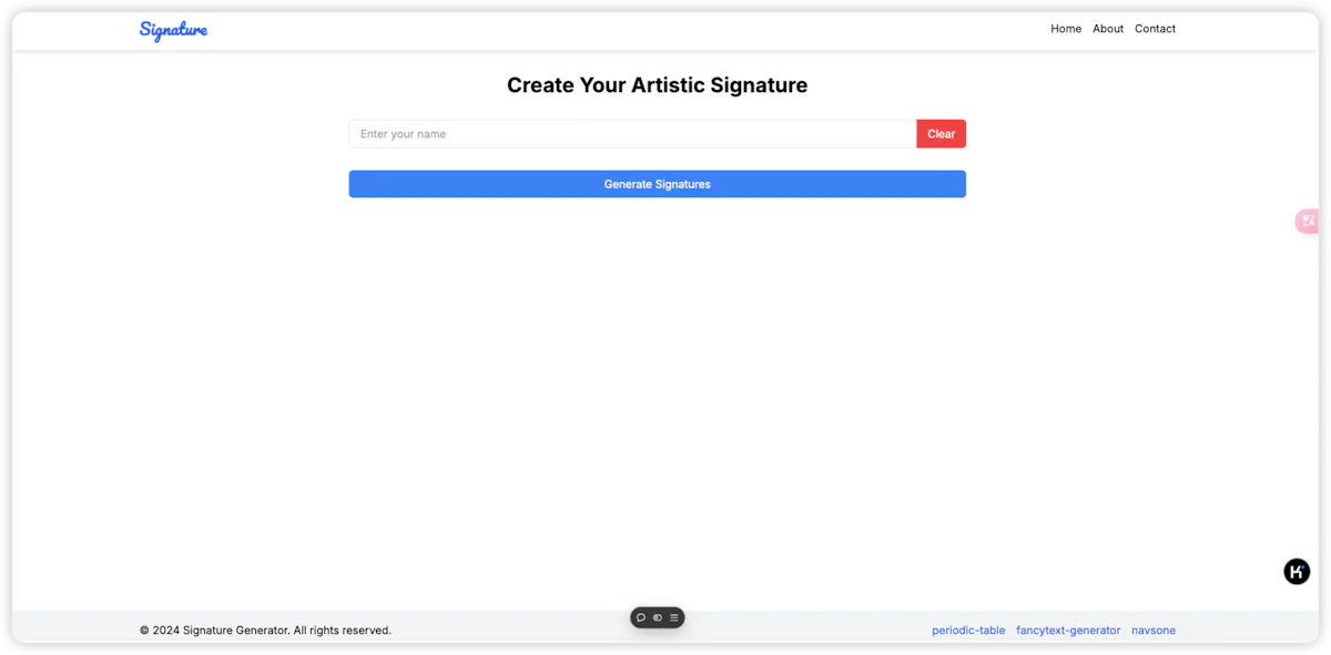 signaturegenerator