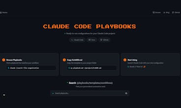 Claude Code Playbooks gallery image