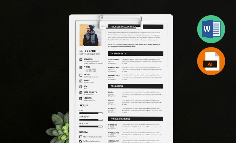 Best Free & Premium Resume Templates gallery image