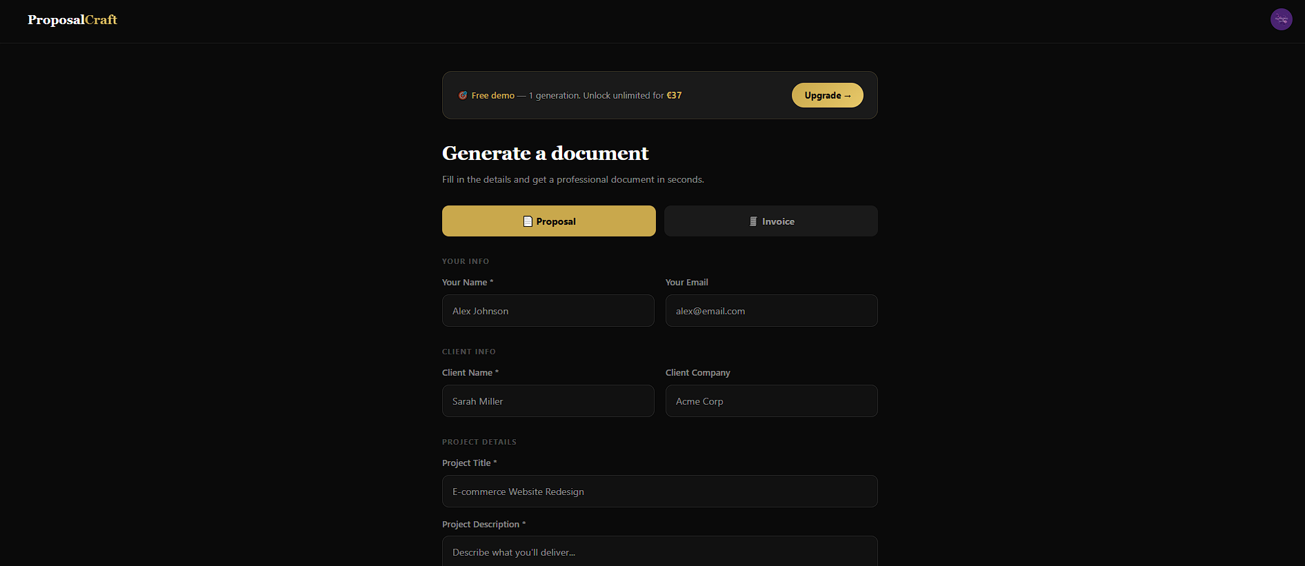 ProposalCraft gallery image