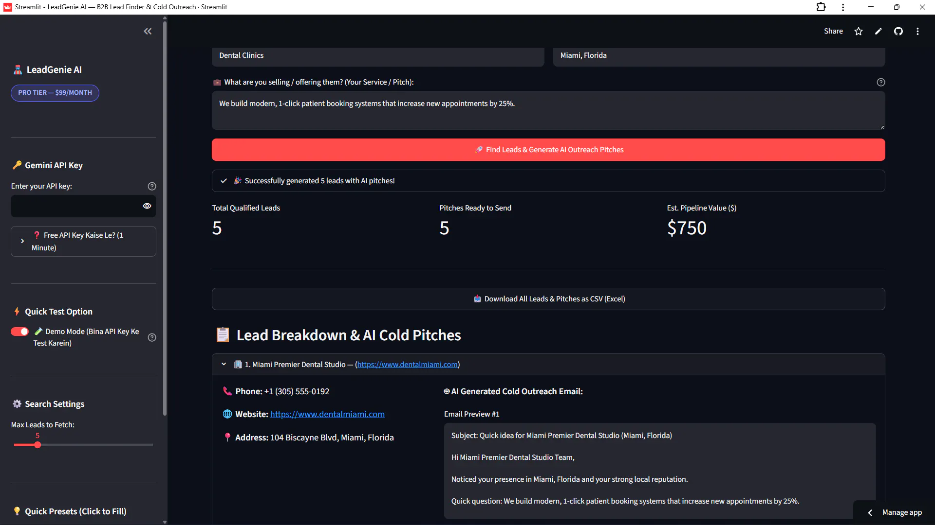 LeadGenie AI gallery image