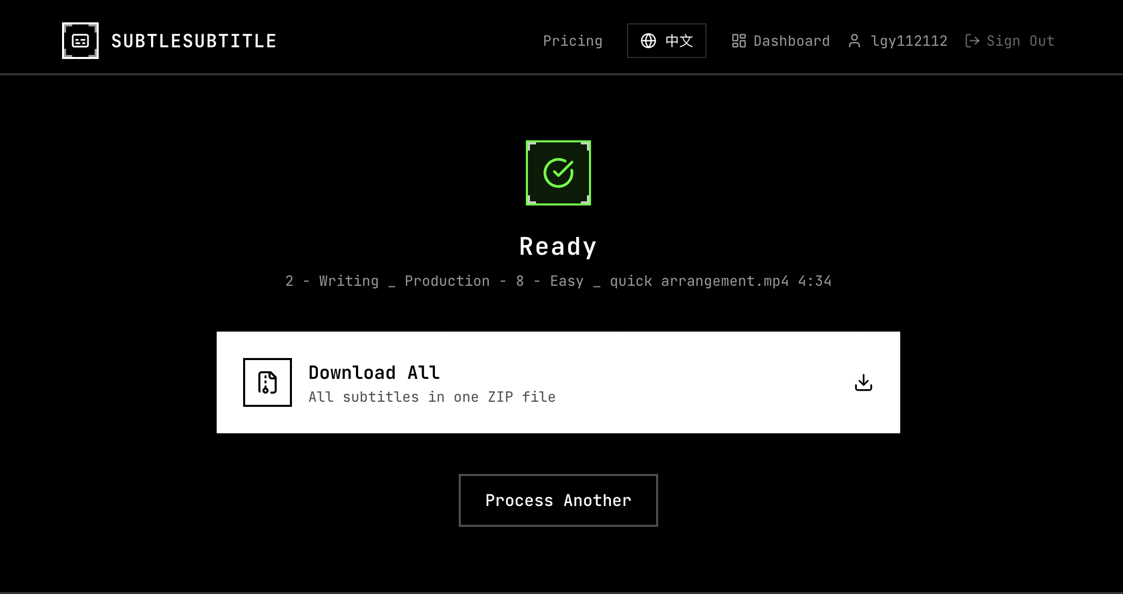 SubtleSubtitle gallery image