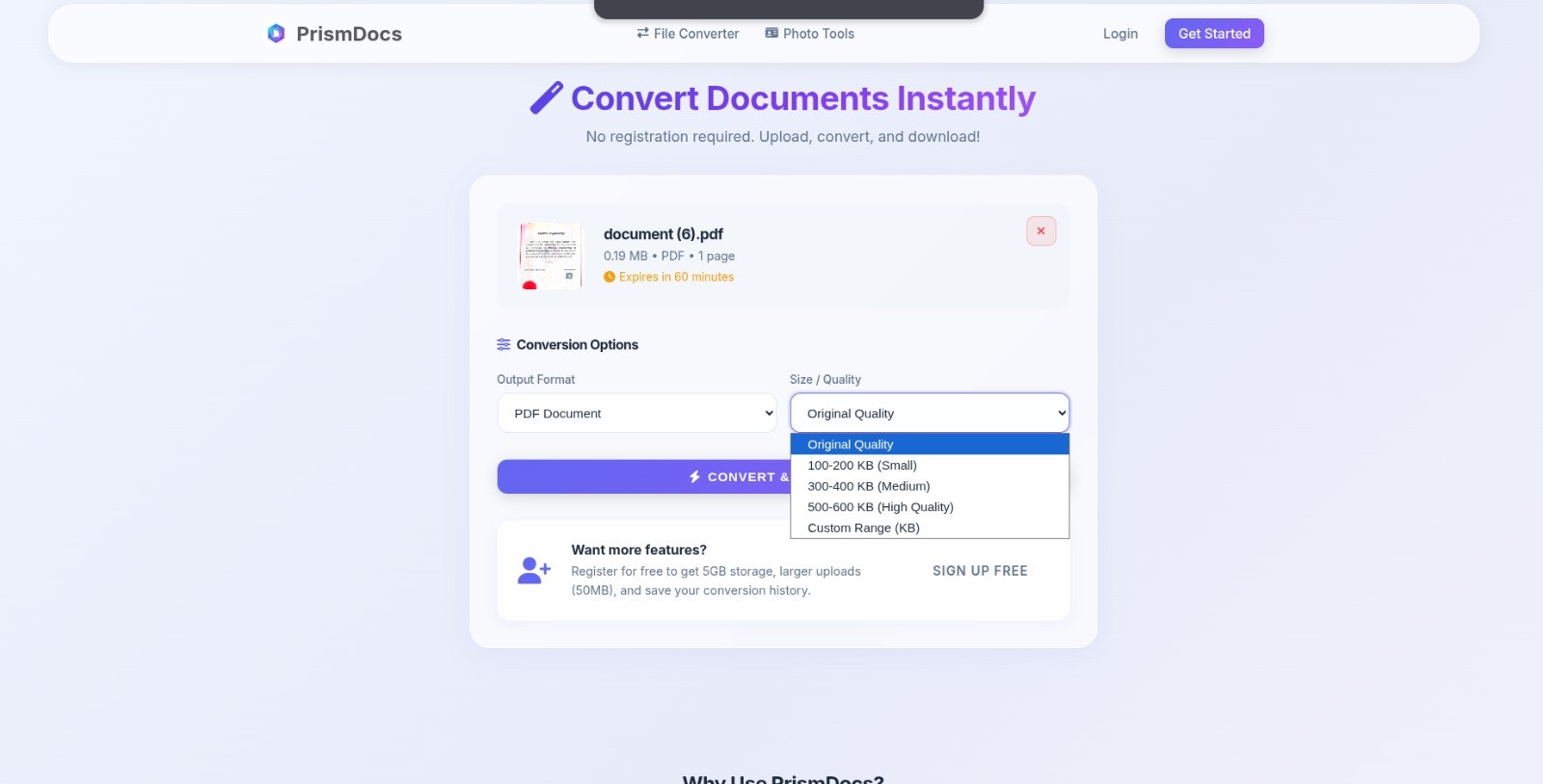 PrismDocs gallery image