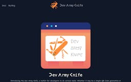 Dev Army Knife media 1