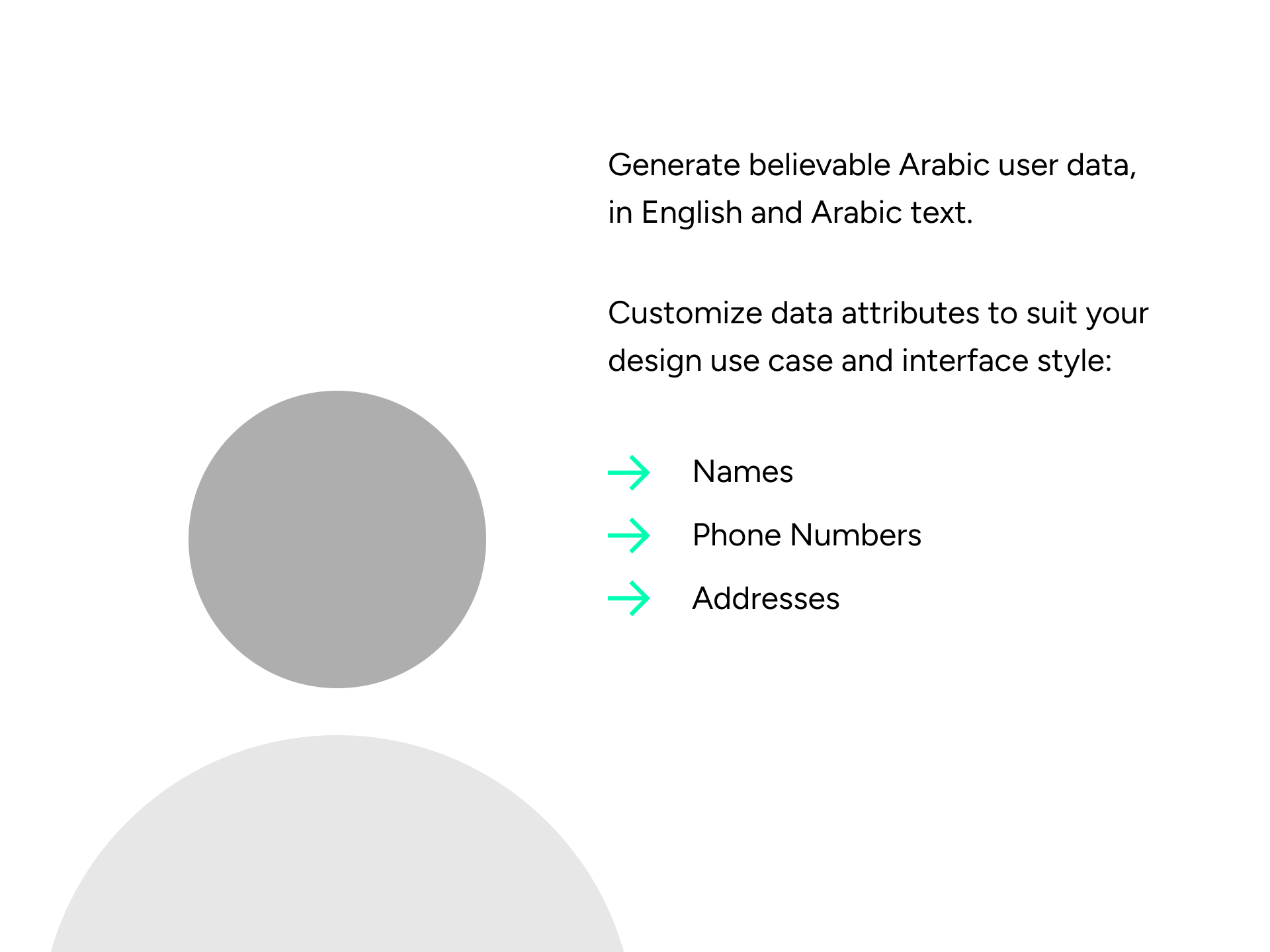 Árabes - Dados de usuário em árabe para figma media 3