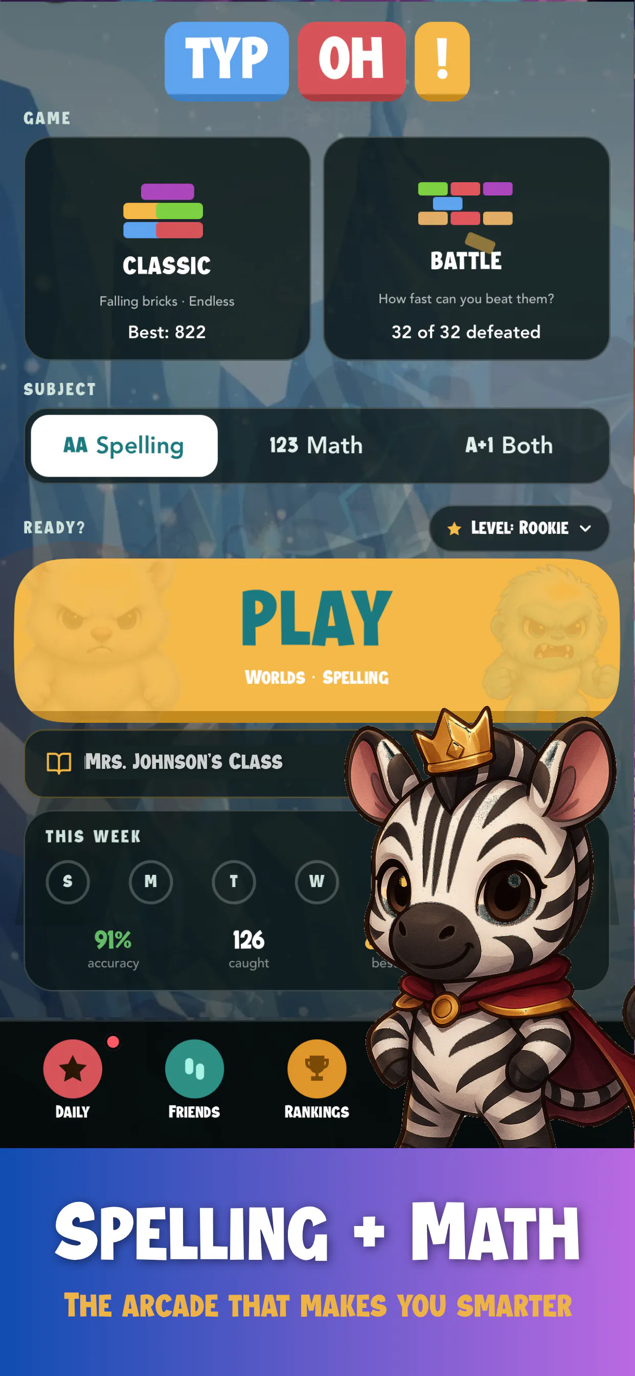 TypOh! — Spelling & Math Game gallery image