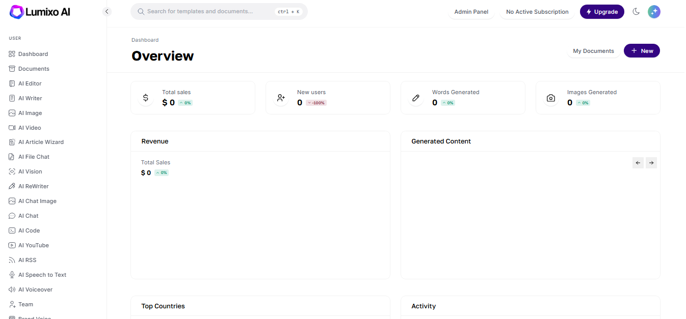 Lumixo Ai - Screenshot 2 showing product features and functionality