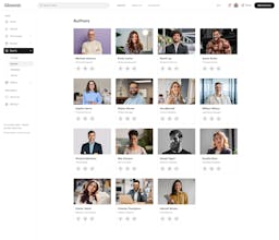Glowist: Blog Website Template HTML gallery image
